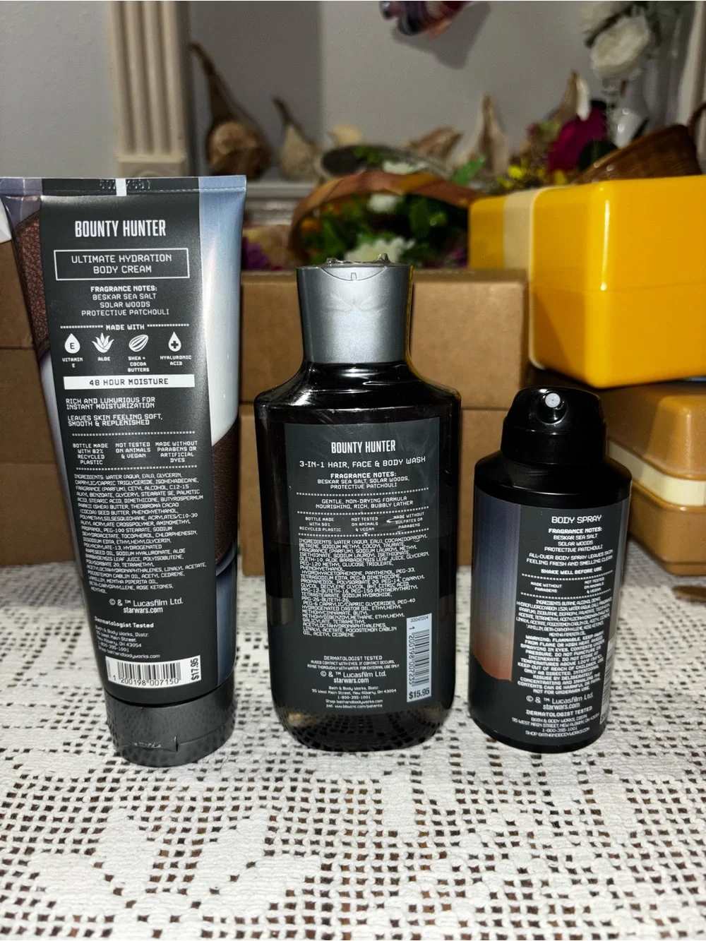 (2026) Bath and Body Works Mandalorian Grogu Bounty Hunter set
